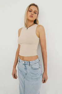 High Neck Everyday Crop Top