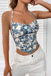 Floral Halter Neck Top