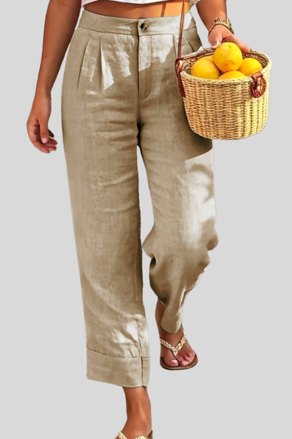 Vacation Cropped Summer Pants Casual