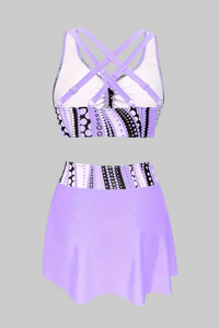 Vibrant Polka Dot Bikini Set