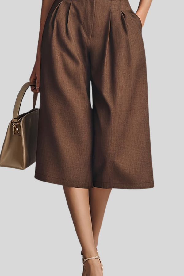 Vintage Cropped Summer Pants Relaxed