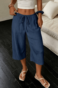 Relaxed Cropped Summer Pants Elegant