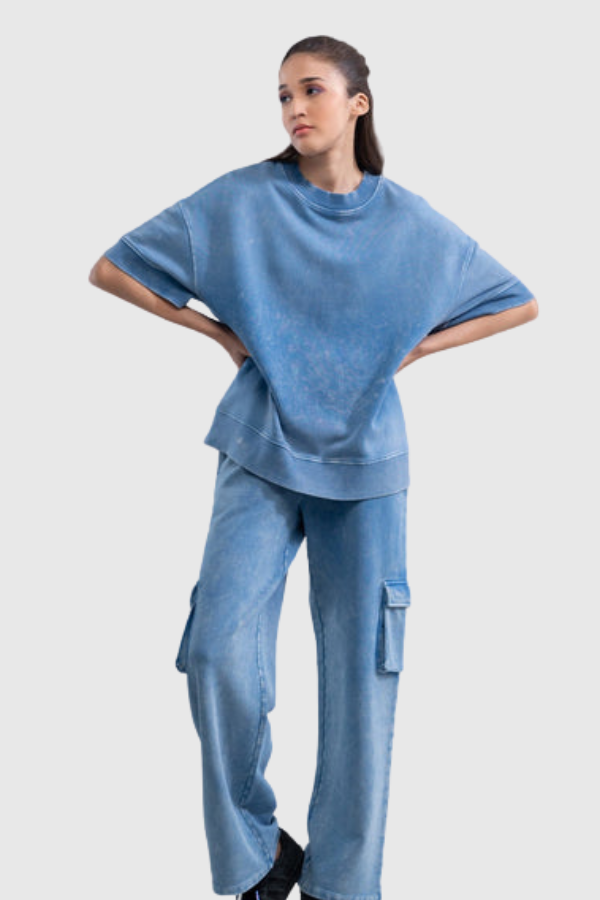 Relaxed Cropped Summer Pants Cargo
