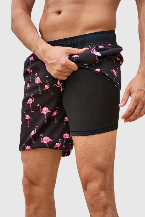 Athletic Compression Lined Swim Shorts