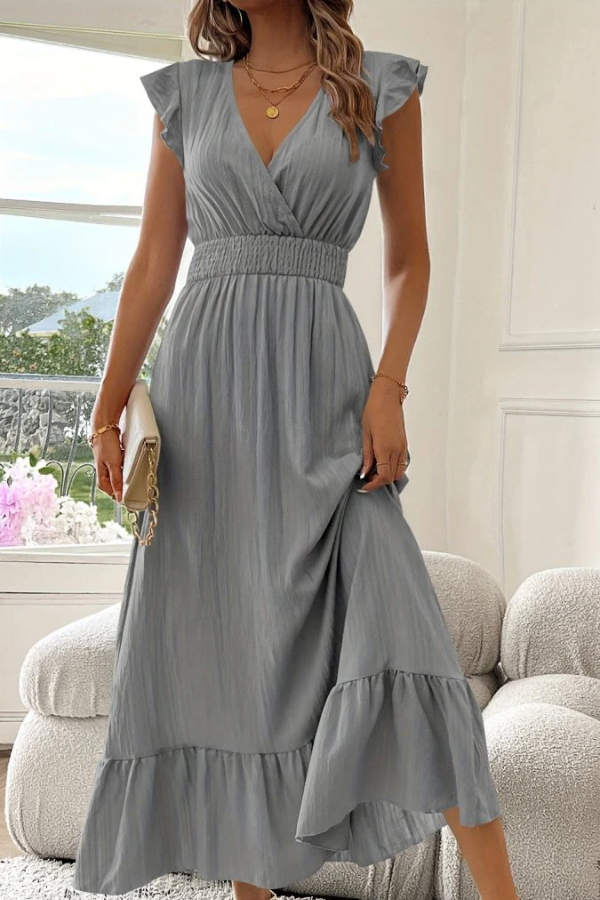 Radiant Chiffon Maxi Dress