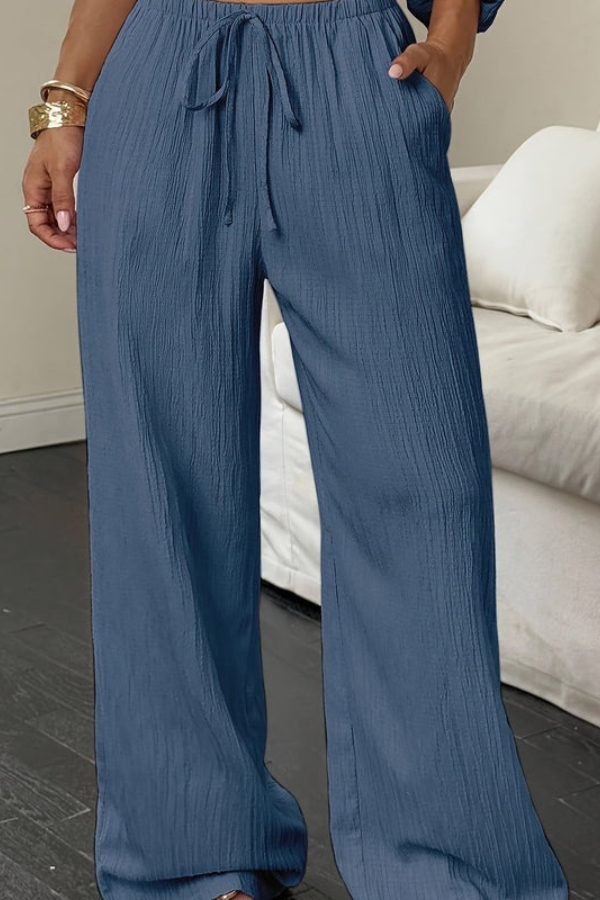 Vacation Cropped Summer Pants Wideleg