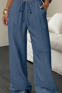 Vacation Cropped Summer Pants Wideleg