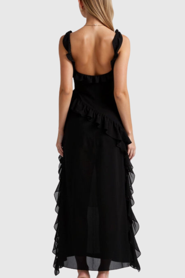 Flowing Fashionable Evening Maxi Dress