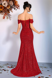Gleaming Sequin One Shoulder Dress