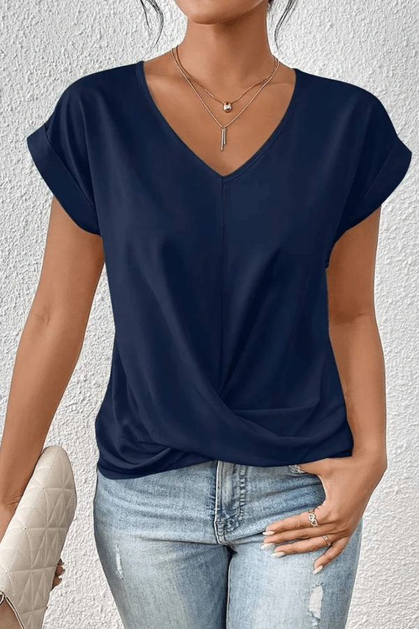 Casual Cotton Crew Neck T-Shirt