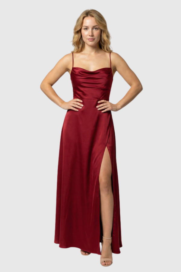 Elegant Side Slit Maxi Dress