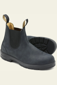 Rugged Leather Chelsea Boots