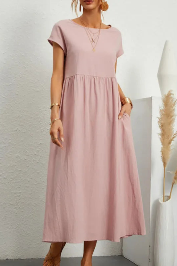 Relaxed A Line Pocket Dress