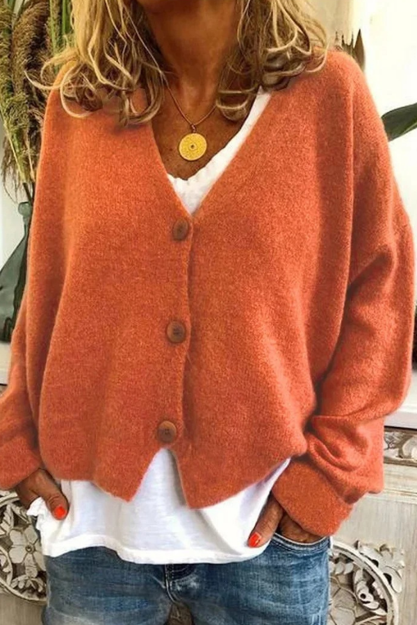 Cozy Knit Button Cardigan