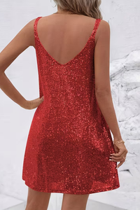 Gleaming Sequined Cocktail Dress