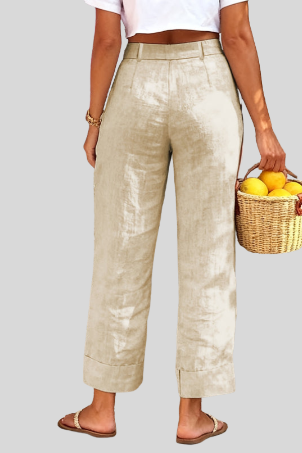Vacation Cropped Summer Pants Casual