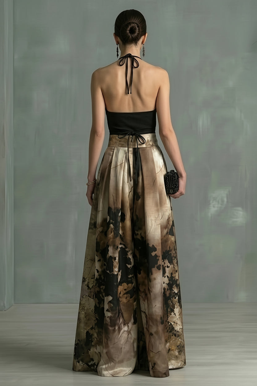 Refined Two-Piece Outfit with Modern Wide Leg Silhouette