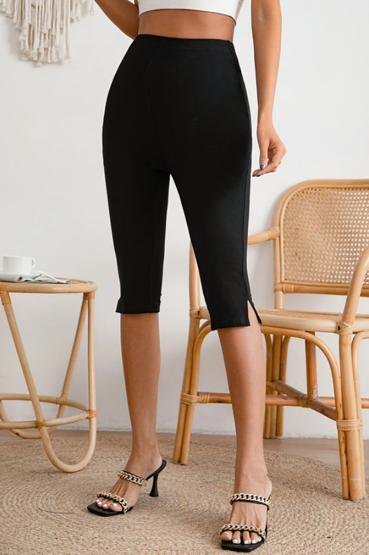 Stretch Cropped Summer Pants Slimfit