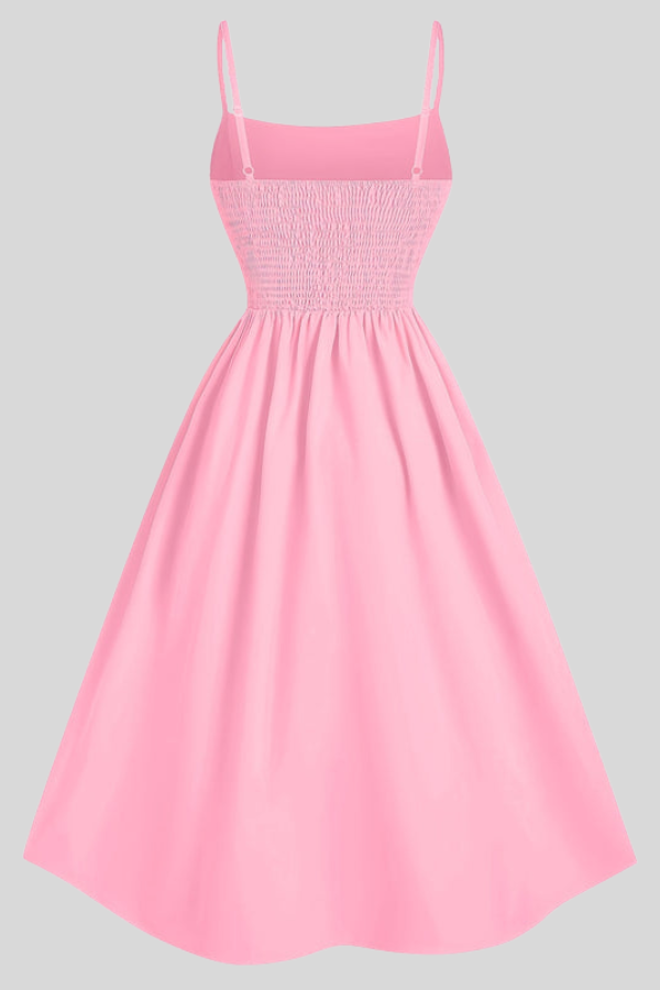 Feminine Pleated Midi Dresses Elegant