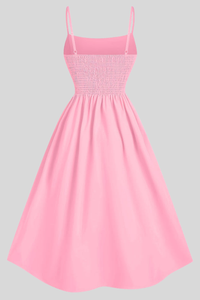 Feminine Pleated Midi Dresses Elegant