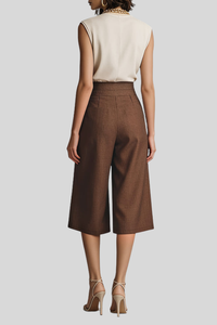 Vintage Cropped Summer Pants Relaxed