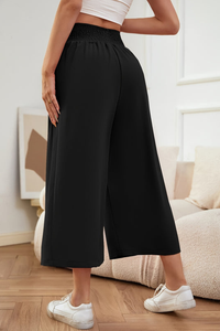 Chic Cropped Summer Pants Wideleg
