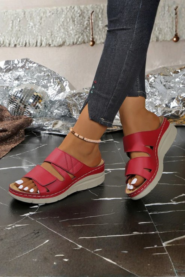 Cushion Wedge Comfort Slides
