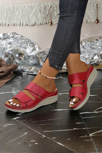 Cushion Wedge Comfort Slides