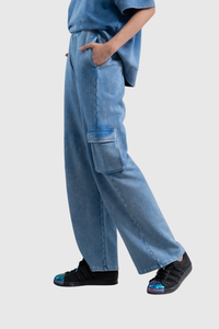 Relaxed Cropped Summer Pants Cargo