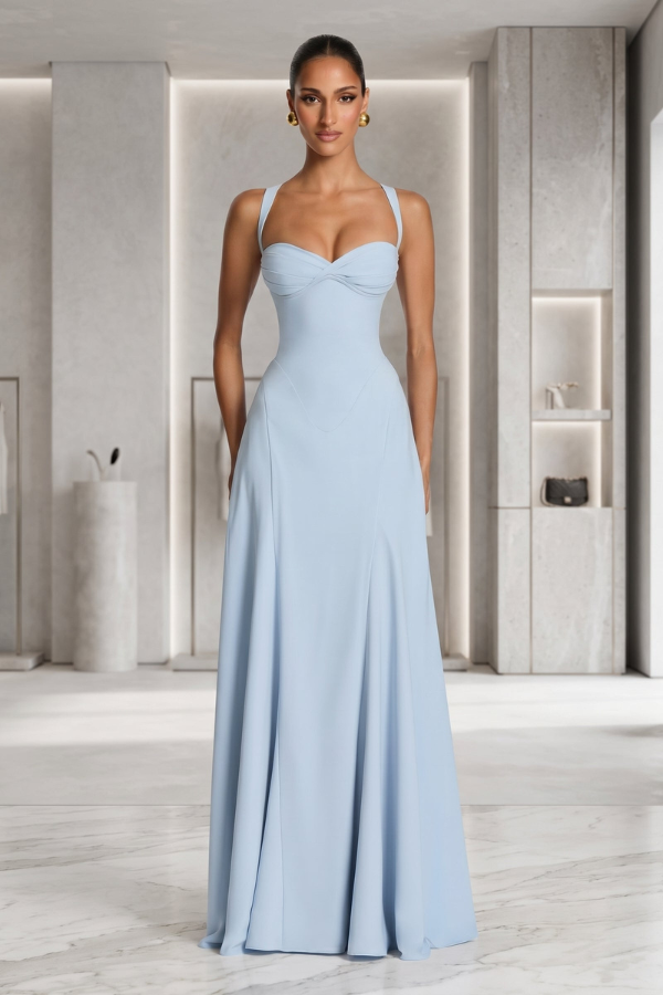 Traumhafte Eleganz Anlass Maxikleid