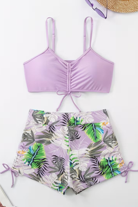 Vibrant Tropical Leaf Bikini Set