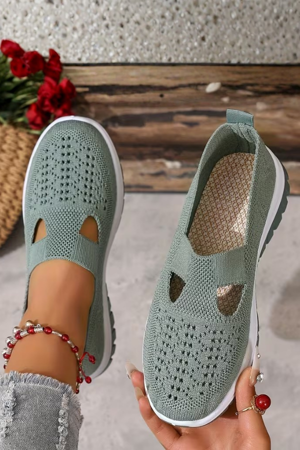Lightweight Breathable Slip On Casual Sneakers