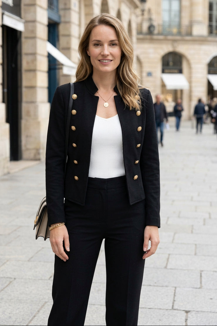 Eleganter Cropped-Blazer