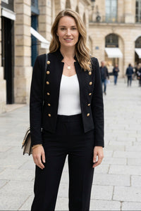 Eleganter Cropped-Blazer