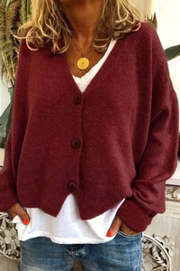 Cozy Knit Button Cardigan