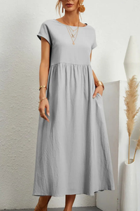Relaxed A Line Pocket Dress