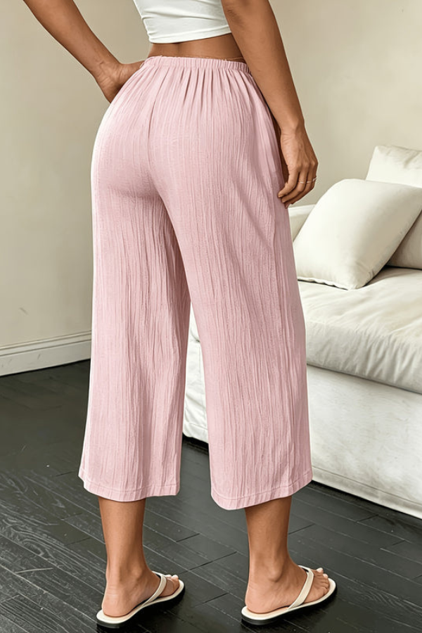 Relaxed Cropped Summer Pants Elegant