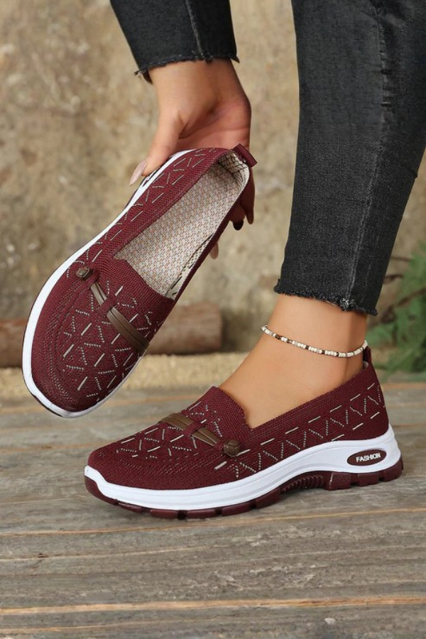 Breathable Arch Support Slip On Sneakers