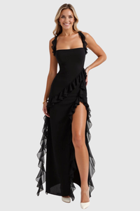 Flowing Fashionable Evening Maxi Dress