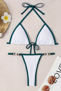 Sleek Lace Bikini Set