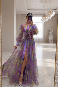 Graceful Allure Evening Maxi Dress