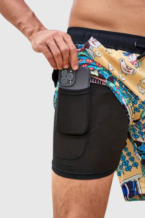 Athletic Compression Lined Swim Shorts