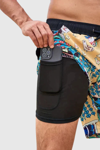 Athletic Compression Lined Swim Shorts