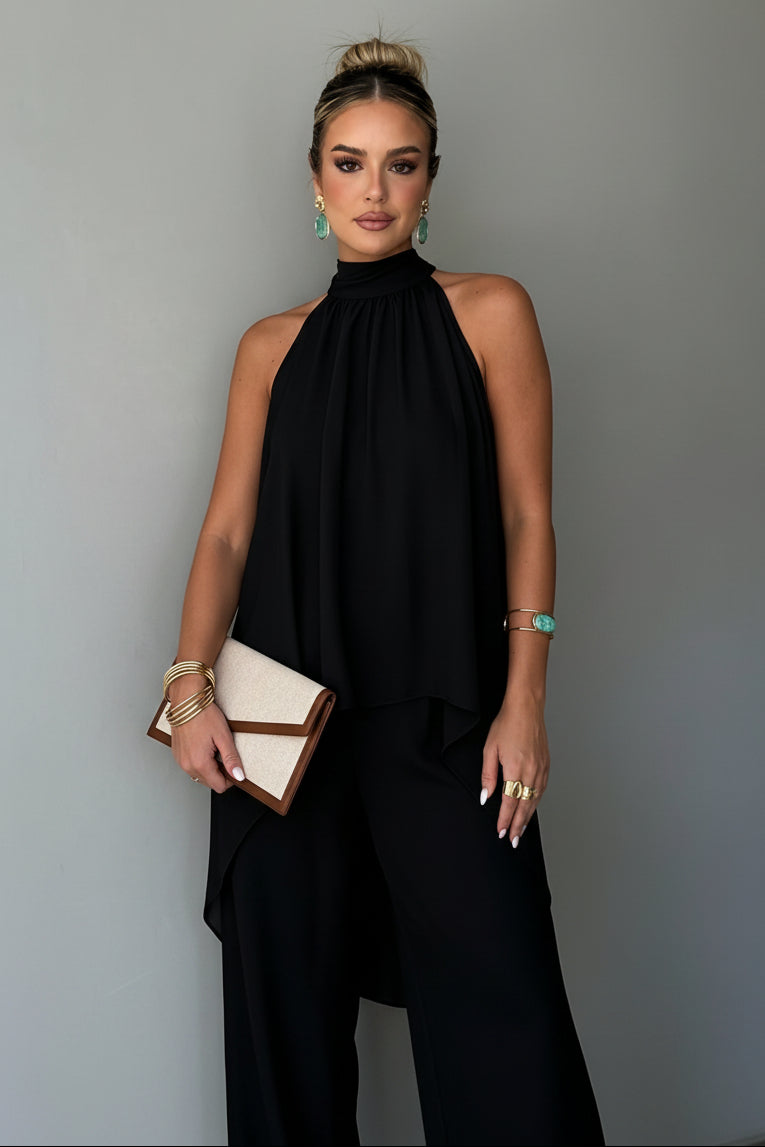 Refined Two-Piece Outfit with Modern Minimalist Appeal