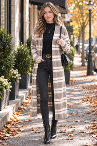 Everyday Striped Cardigan