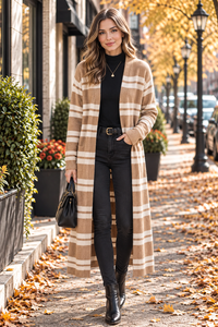 Everyday Striped Cardigan