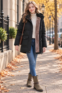 Hooded Quilted Jacket