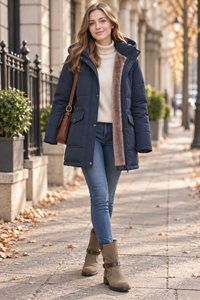 Hooded Quilted Jacket