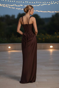 Flowing Corset Maxi Dress