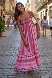 Gentle Flow A-Line Maxi Dress